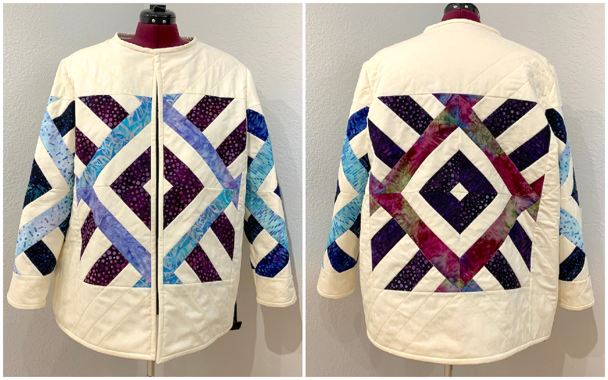 my turn to make a QUILT JACKET!! Thrift Flip with FREE Pattern :) 